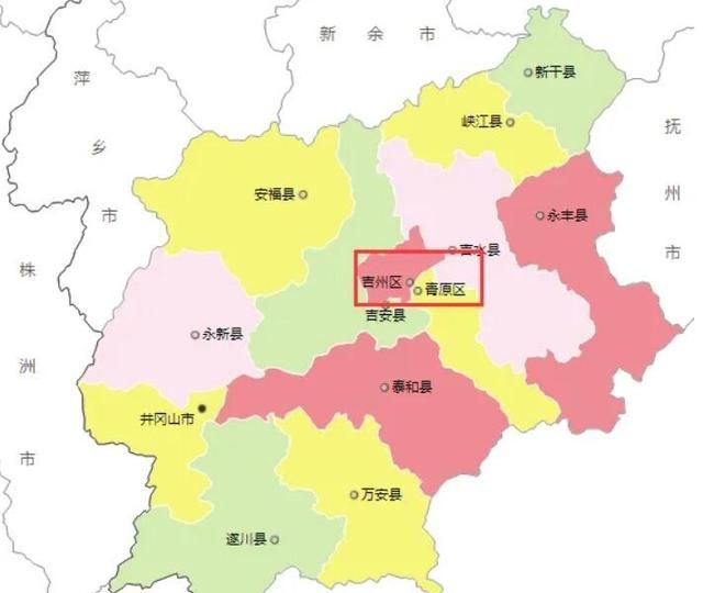 江西省吉安市属于哪个地级市(吉安最新行政区划图)图4