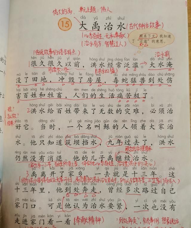 二年级大禹治水神话故事(二年级的大禹治水50字神话故事)图4