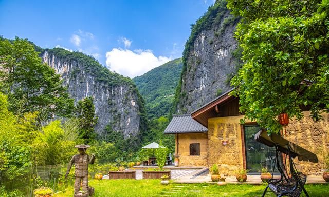 世界最大山门前的世外桃源(重庆世界最大的山门)图8