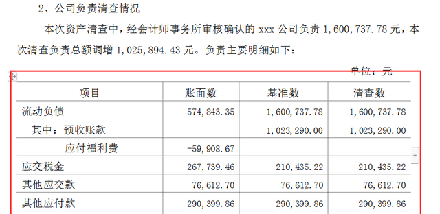 清算报告分资产清算和税务清算,清算资产有关报告都需要提供什么图5