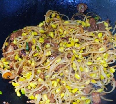 鲜香下饭的肉丝炒豆芽图8