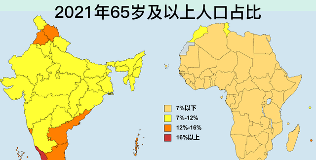 8张地图对比印度各邦和非洲各国,谁更胜一筹呢图6