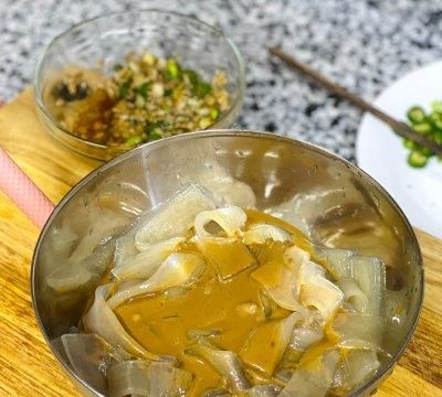 麻酱宽粉最好吃的做法,麻酱宽粉里的宽粉用泡吗图9