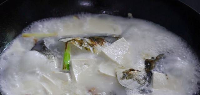 鱼头豆腐汤怎么做没有腥味(清炖鱼头豆腐汤的正确做法)图8