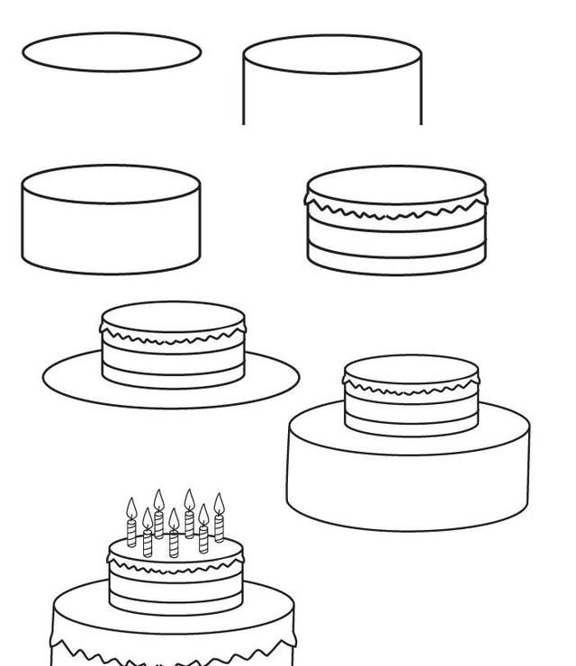 100多幅精美的手绘生日贺卡图22