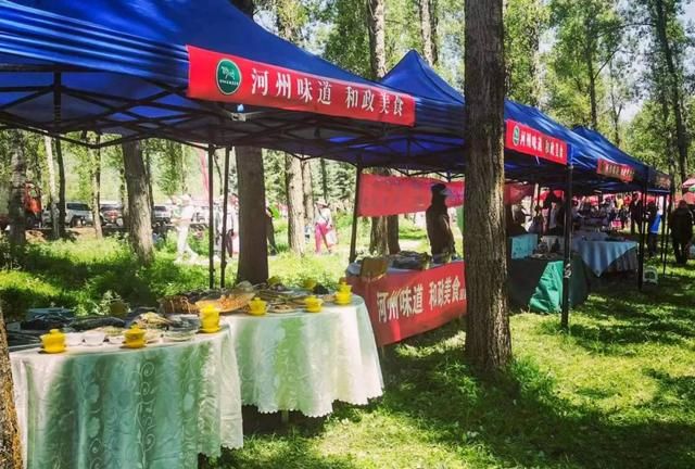 “花儿临夏 醉美和政“——“河州味道 和政美食”亮相第五届油菜花旅游节暨2022松鸣岩花儿歌手大奖赛图1