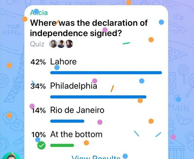 Telegram桌面版升级至1.9.7 引入投票调查和小测验功能图1