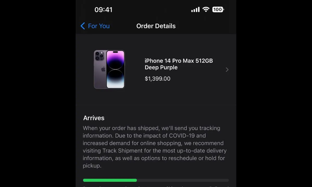 部分iphone 14订单已经开始发货图3
