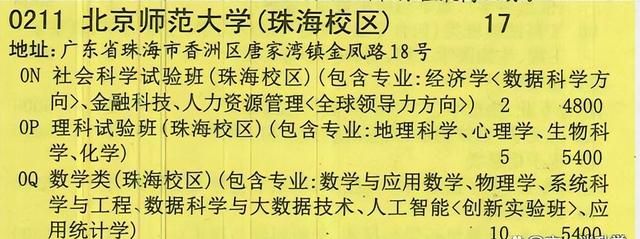 北京师范大学2021年各专业录取分数线图6