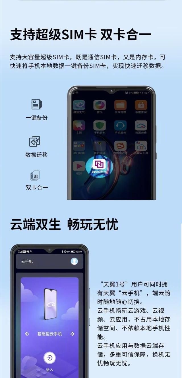 中国电信推出天翼1号云手机(电信出的天翼1号怎么样)图3
