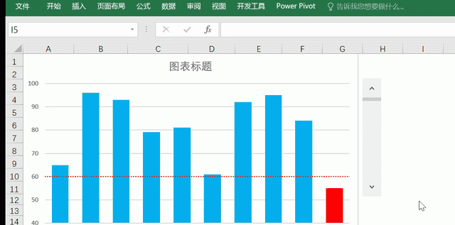 excel柱形图颜色随数值变化图10