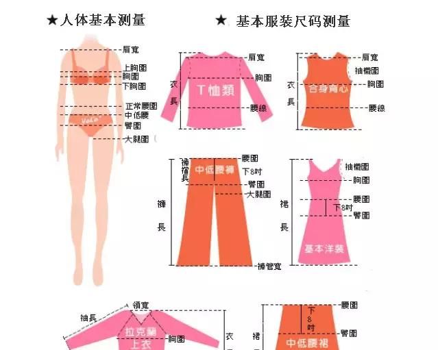 史上最全衣服裤子尺码对照表(polo ralph lauren尺码对照表)图1