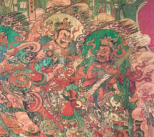 河北毗卢寺壁画风格,毗卢寺壁画美术作品图8