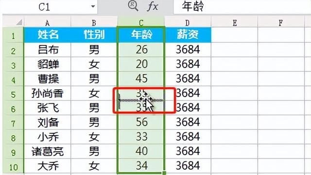 wps基础教程:3个快速调整表格的技巧图3