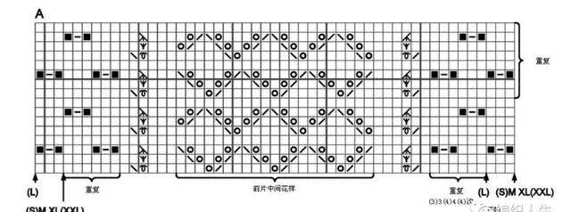 从下往上织的育克毛衣,玉兰成人棒针横织育克开衫毛衣图6