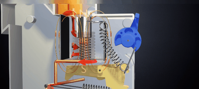 空气开关动画演示原理,电动车空气开关的原理和作用图7