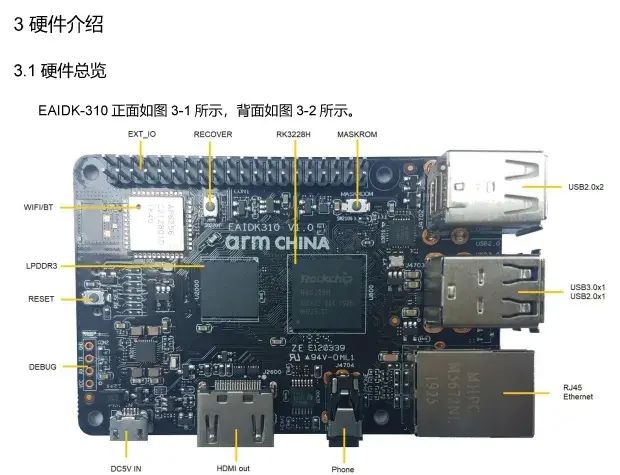 EAIDK-310嵌入式人工智能开发套件从这里开始 同款开发板申请中图13