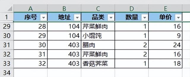 excel隐藏后如何只复制筛选数据图7