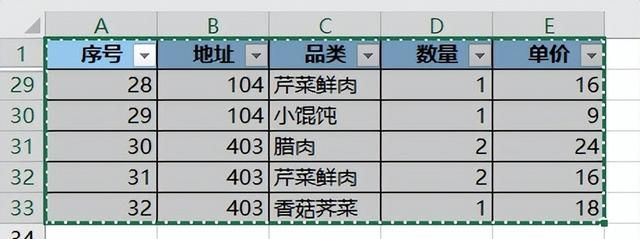 excel隐藏后如何只复制筛选数据图8