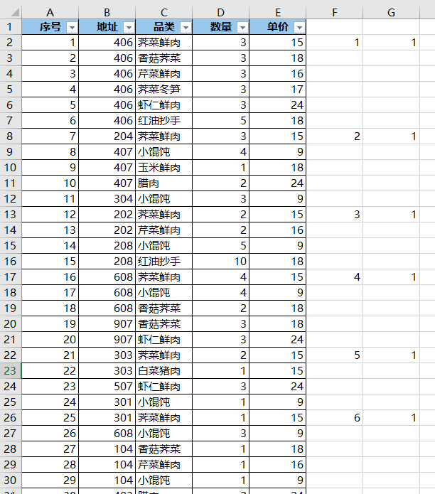 excel隐藏后如何只复制筛选数据图19