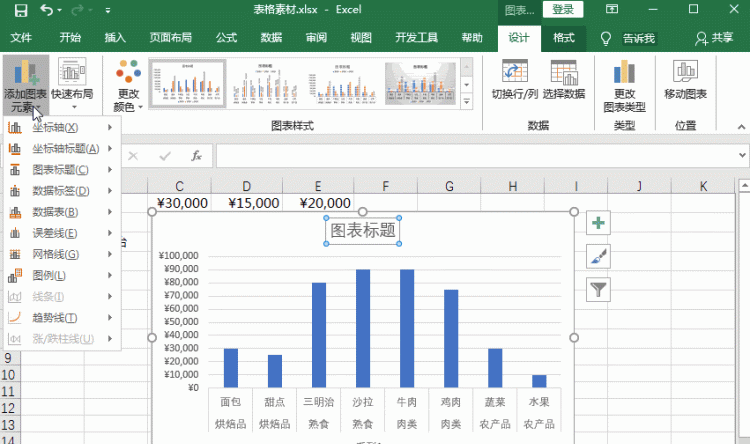 excel中图表坐标轴的数值怎么修改图3