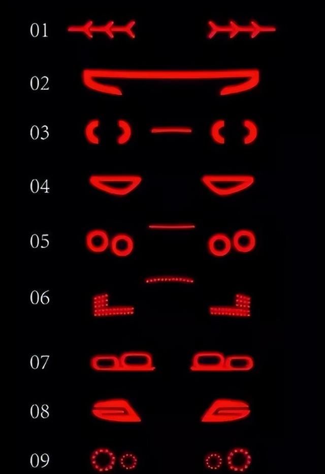 汽车尾灯型号怎么看,车尾灯看出车型图7
