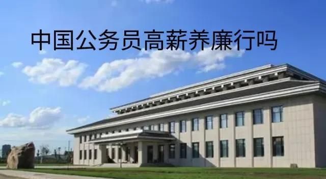 公务员有必要高薪养廉吗(公务员高薪养廉是哪一年提出来的)图3