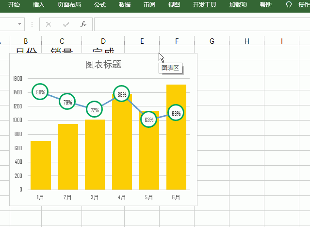 excel柱形图百分比怎么做(柱形百分比图怎么做)图6