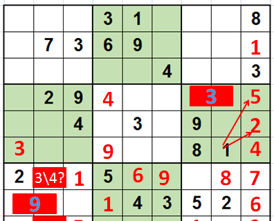 玩转数独之九宫数独高级技巧,玩转数独之六宫数独中阶技巧图14