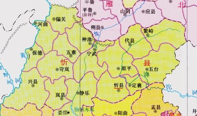 山西省忻州市有哪些区县,忻州市区划代码12位图2