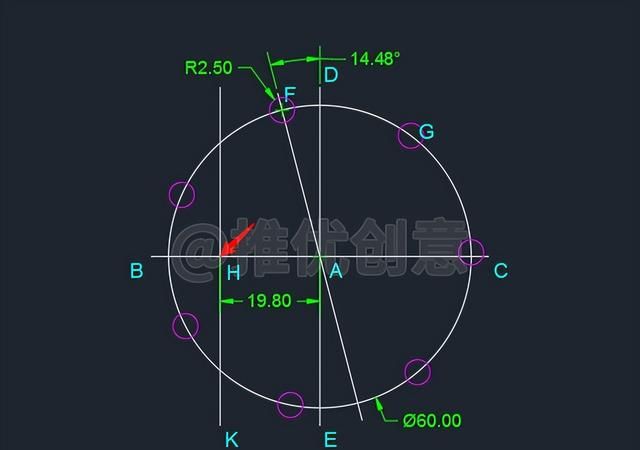 cad圆制图入门教程图14