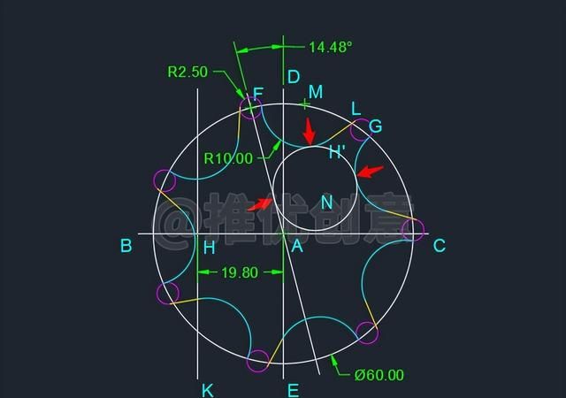 cad圆制图入门教程图33