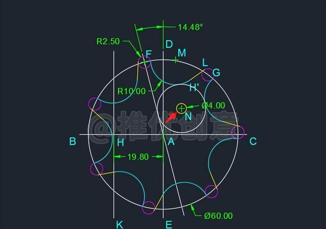 cad圆制图入门教程图34