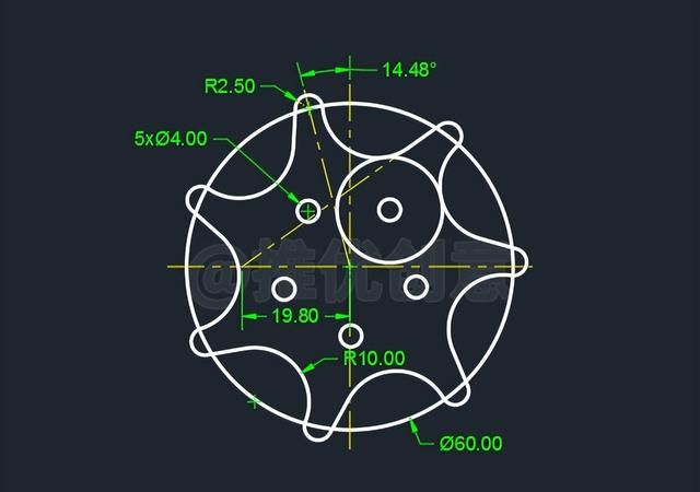 cad圆制图入门教程图39