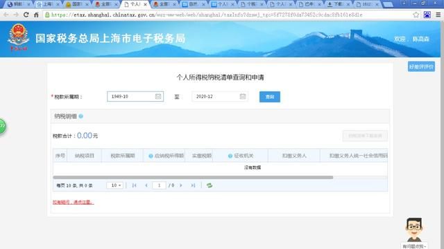 个人所得税缴纳凭证打印网上查询图4