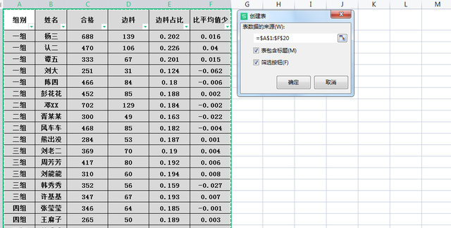 excel如何制作可以筛选的表格图3