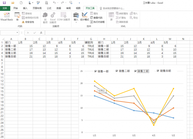 怎样根据excel制作折线图图7