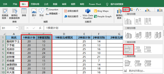 excel中怎么嵌入图表图8