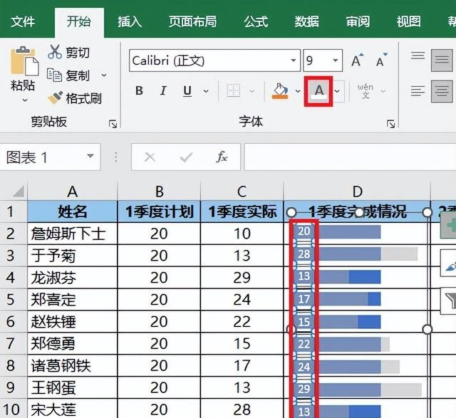 excel中怎么嵌入图表图19