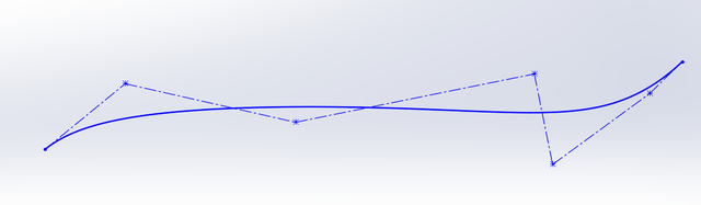 solidworks草图中样条曲线怎么画图6