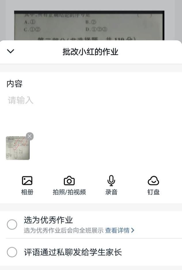 钉钉有批改作业的功能吗图6