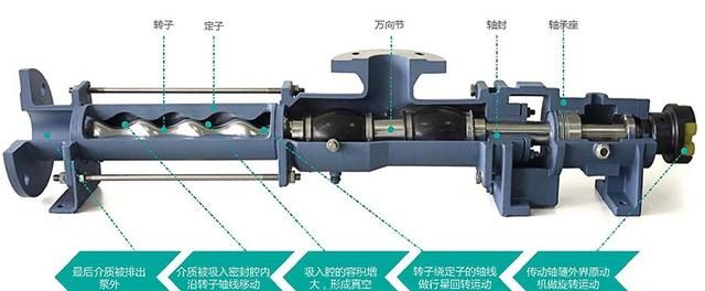 单螺杆泵的工作原理及结构特点图2