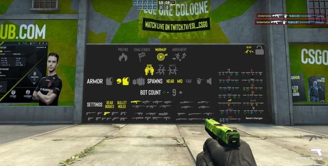 csgo练枪图操作说明(csgo练枪地图使用教程)图1