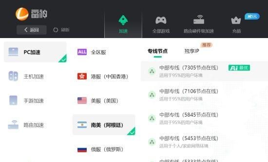 steam雷神加速选哪个区服图5