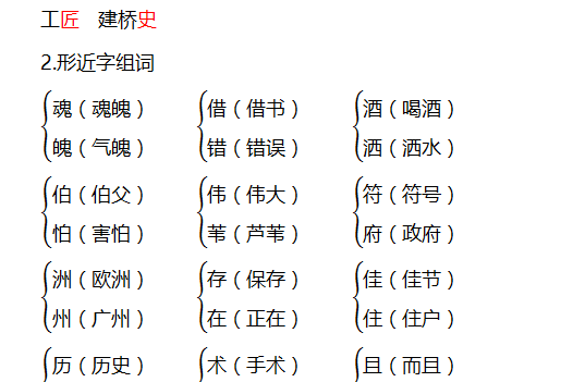 人教版小学三年级下册语文各单元知识点图21