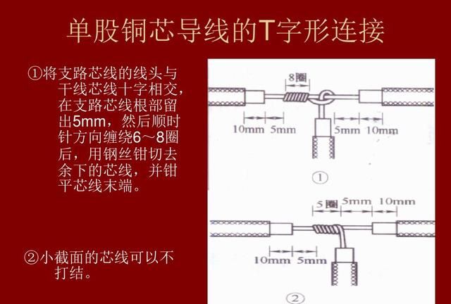 导线与电线接头的连接方法,常用导线接线方法有哪些图5