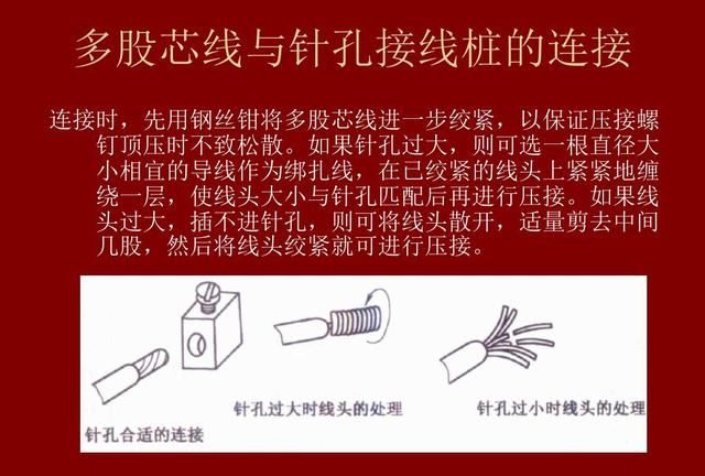 导线与电线接头的连接方法,常用导线接线方法有哪些图19