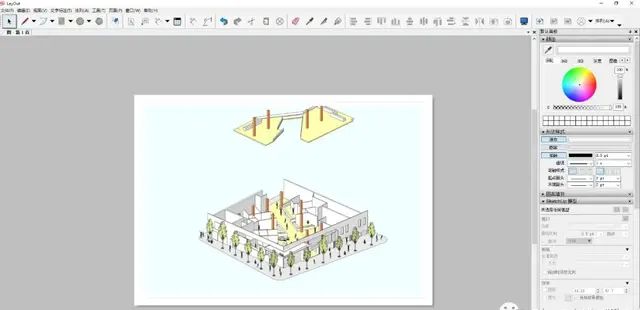 sketchup室内轴测图(如何使用sketchup剖切轴测图)图32