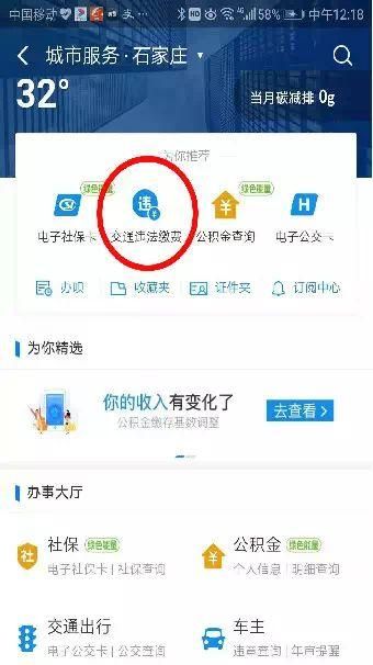 河北违章支付宝怎么交罚款图4