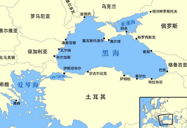 俄罗斯黑海为什么叫黑海图4